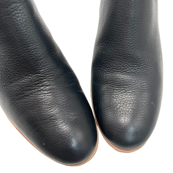 Gentle Souls Harlie Slingback Black Leather Open Back Comfort Booties Womens 9.5 - Picture 4 of 13